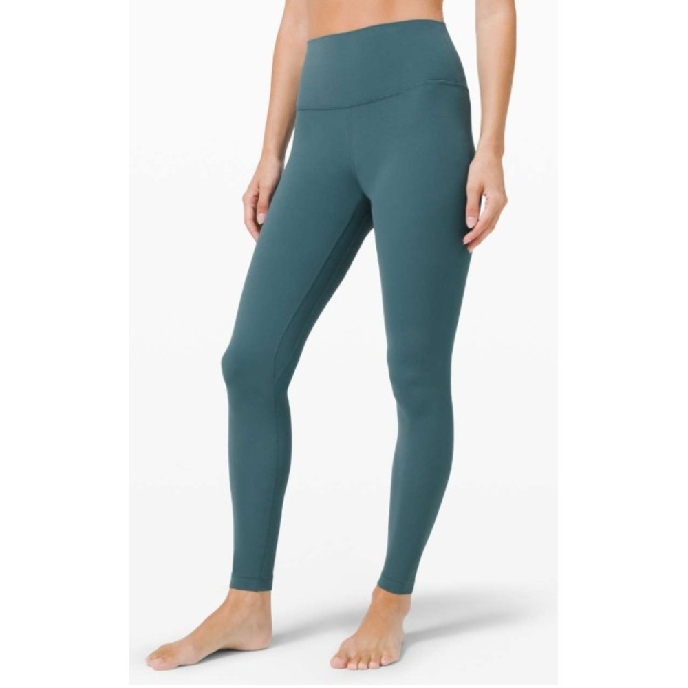 Lululemon High-Rise Blue/Green Active Leggings - Women